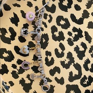 Juicy Couture heart ❤️ toggle charm bracelet